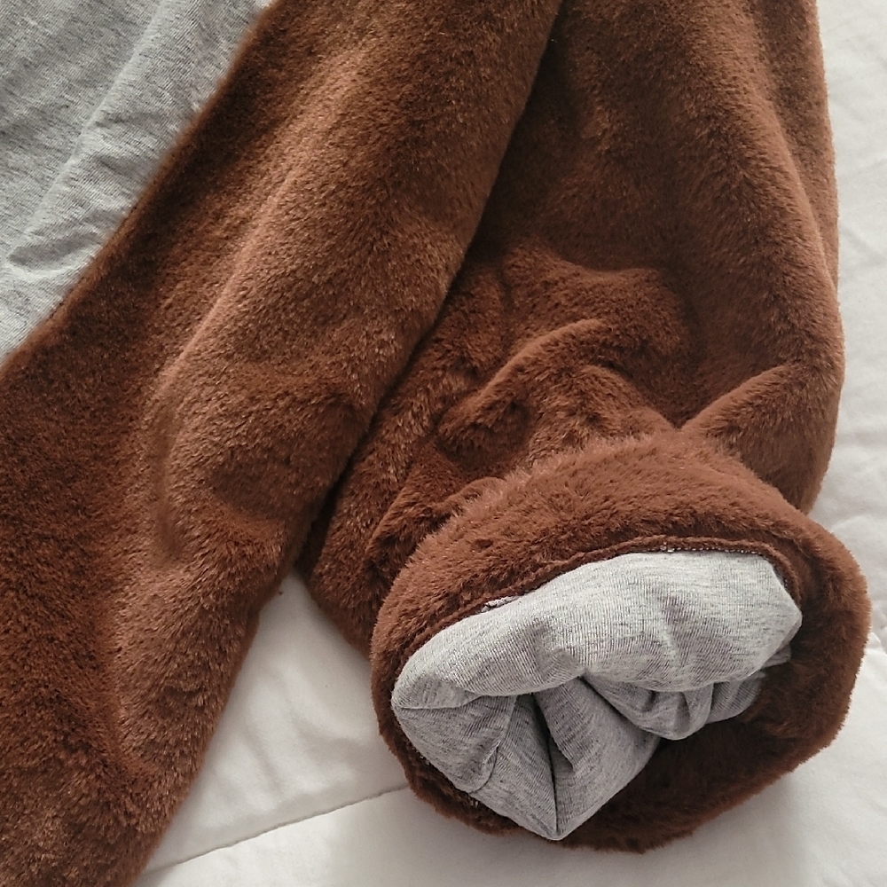 Aerie Chocolate Teddy Jacket